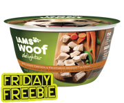 FREE Iams Woof Delights After 100% Cash Back!