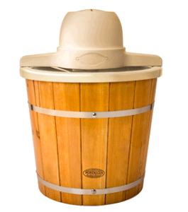 Nostalgia Electrics 4-Qt Wooden Bucket Electric Ice Cream Maker Just $19 (Today ONLY!)