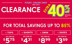 Extra 40% Off Clearance at Justice & BROTHERS! (Online Today ONLY!)