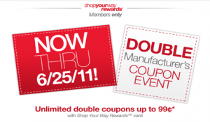 Kmart Double Coupon Deals