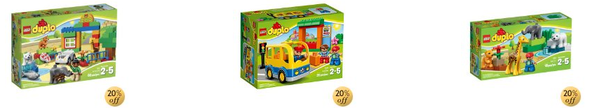 Today Only! 20% Off of LEGO Duplo!