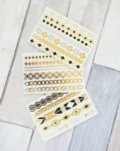 Temporary Metallic Tattoos Only $4.95 With FREE Shipping!