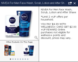 Nivea for Men Facial Care Products just $1.50 WYB 2!