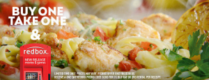 FREE Take Out Entree and Redbox Rental at Olive Garden!