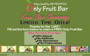 Get a FREE “Only Fruit” Bar – No Strings!