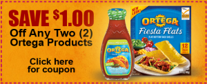 Two FREE Ortega Taco Seasoning Packets at Target!