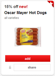Oscar Mayer Hot Dogs Just $1.40 Each!