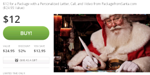 $12 Package From Santa $12 Package From Santa