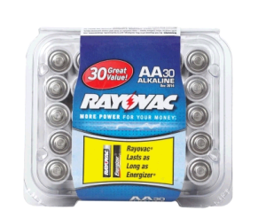 30 AA or AAA Rayovac Batteries Just $6.99