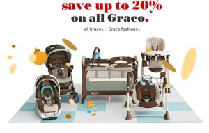 Last Day to Save 20% on Graco Baby Items