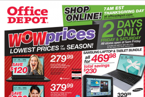Office Depot Black Friday Deals 2012