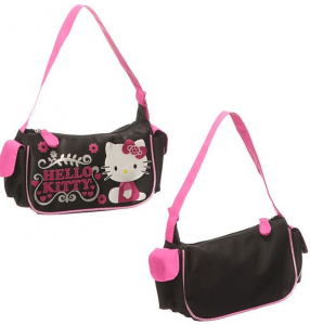 Two Sanrio Hello Kitty Hearts and Flowers Hobo Handbags for $9.99