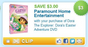 Printable Coupons: Dora’s Easter Adventure, Seventh Generation, Hidden Valley, Yoplait, and More