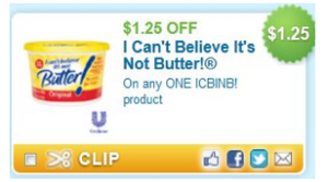 Printable Coupons: I Can’t Believe It’s Not Butter, Jose Old, Nesquik, Nature Valley, and More