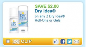 Printable Coupons: Dry Idea Roll On Deodorant, Gentle Naturals Cradle Cap or Eczema Cream, Happy Baby and More