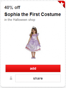 40% Off Sofia the First Costume Cartwheel Offer | As Low As $12!