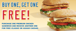 Buy One Chicken Sandwich, Get One Free at Sonic + More Restaurant Deals