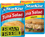 FREE Starkist Tuna Salad Pouches After SavingStar!