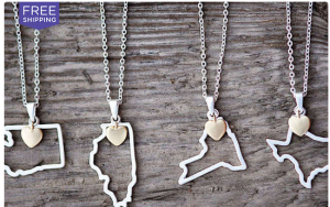 State Love Necklaces Just $12!