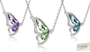 Swarovski Elements Dancing Butterfly Necklace Just $7.99 Shipped!