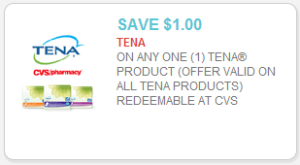 NEW Tena Coupon = FREE Product at CVS!