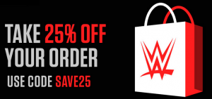 25% Off WWE Shop Today ONLY | Great for Holiday Gifts!