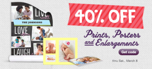 40% Walgreens Prints, Posters, and Enlargements