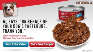 Free Sample of Alpo Prime Cuts in Gravy