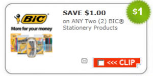 *HOT* BIC Stationary Product Coupon = Free Pens