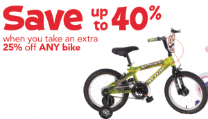 Toys R Us: Up to 40% Off Bikes