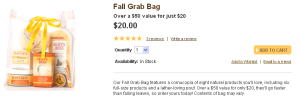 Burt’s Bees Fall Grab Bag For Only $20 ($50 Value)