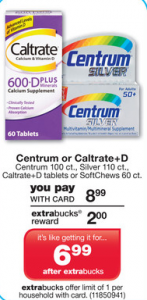 $3/1 Centrum Vitamins Coupon + CVS Deal