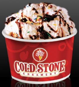 Free Ice Cream at Cold Stone Creamery Today 9/27 Only