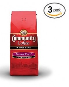 Three 12 Oz Bags of Community Coffee French Roast for $10