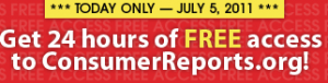 Free One-Day Trial to Consumer Reports Online