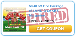 Land O Lakes Printable Coupons for Butter and Margarine