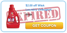 $2/1 Wisk Laundry Detergent Printable Coupons