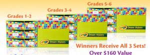 Sweepstakes Roundup: Crayola Sweepstakes & Betty Crocker Instant Win Game