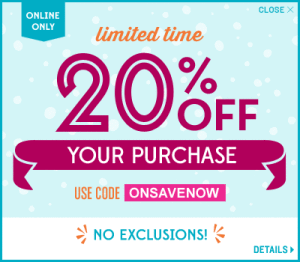 20% Off Old Navy – No Exclusions! (Today Online Only!)