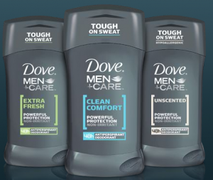 Free Dove Men+Care deodorant Sample