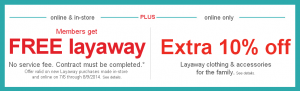 FREE Layaway + Extra 10% Off Clothing = Affordable School Clothes at Kmart!