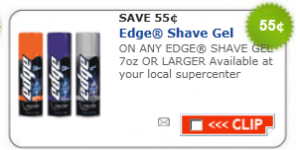 New Edge Shave Gel Coupon + CVS Deal