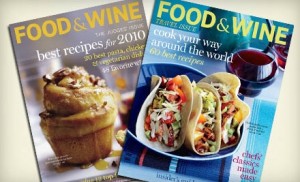 Three Free Issues of Food and Wine Magazine