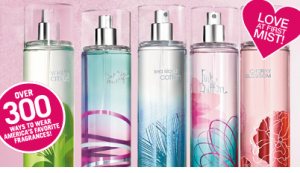 Free Fragrance Mist with $10 Purchase at Bath & Bodyworks + Other Retail Coupons