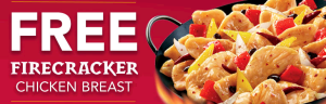 FREE Firecracker Chicken Breast From Panda Express (Tomorrow ONLY!)
