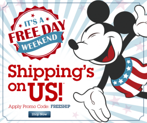 Disney Store: Free Shipping Code