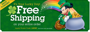 Free Shipping Code for The Disney Store (3/17 Only)
