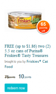 Recycle Bank: Free Cans of Friskies Cat Food