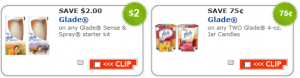 Glade Coupons: Candles, Spray, Plug Ins + More