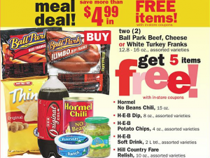 HEB: Ball Park Meal Deal